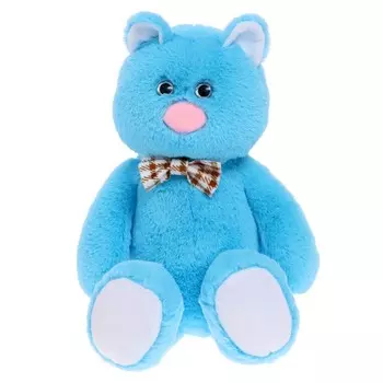 Мягкая игрушка Зоопарк с бантиком «Кот»