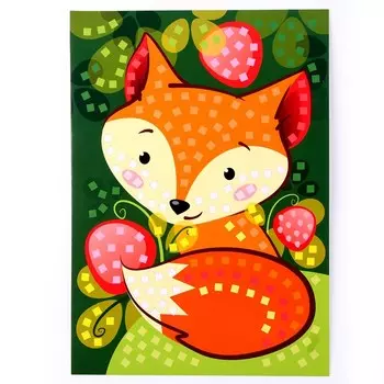 Мягкая мозаика. Большой набор «Лисичка»