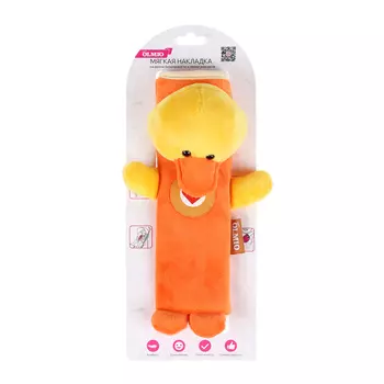 Мягкая накладка Olmio на ремни безопасности и лямки рюкзаков, Утенок