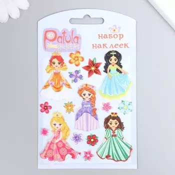 Мягкие наклейки "Девочки", 9,5х15 см, MP056
