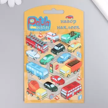 Мягкие наклейки "Дорожное движение", 9,5х15 см, MP080