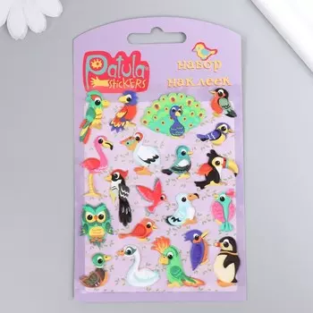 Мягкие наклейки "Птицы", 9,5х15 см, MP053
