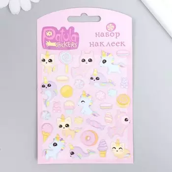 Мягкие наклейки "Сладости", 9,5х15 см, MP046