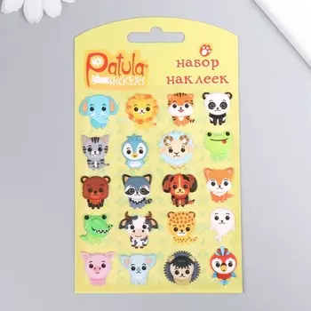 Мягкие наклейки "Животные", 9,5х15 см, MP040