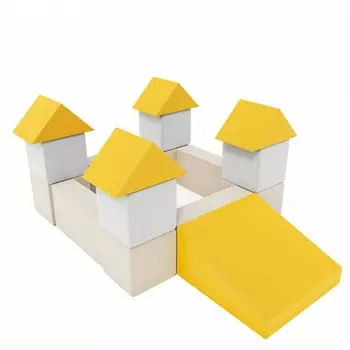 Мягкий игровой комплекс «Крепость», пастельные цвета