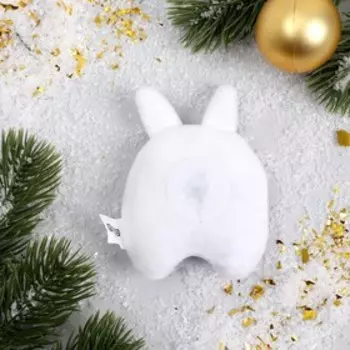 Магнит новогодний мягкий «Моей зайке»