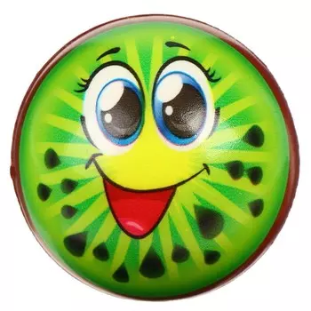 Мяч мягкий «Фруктовый рай» 6,3см,микс , в шоубоксе