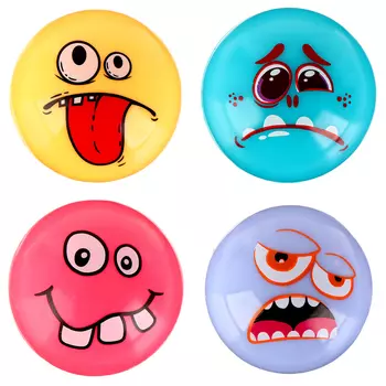 Мяч детский мягкий «Мордочка», МИКС