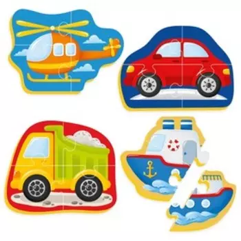 Мягкий пазл «Транспорт», 14 элементов