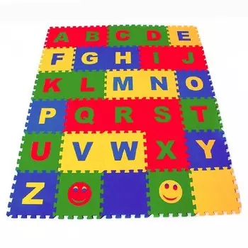 Мягкий коврик - пазл «Алфавит Английский», 32 детали, развивающий