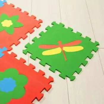 Мягкий пол универсальный «Бабочки», 33 33 см