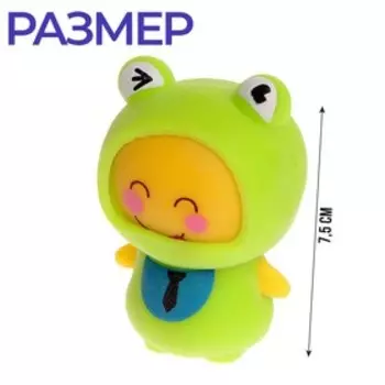 Антистресс сквиш мялка «Зверята», с пастой, в шоубоксе, МИКС