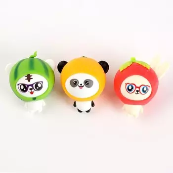 Антистресс сквиш мялка «Зверушки-фруктики», в пакете