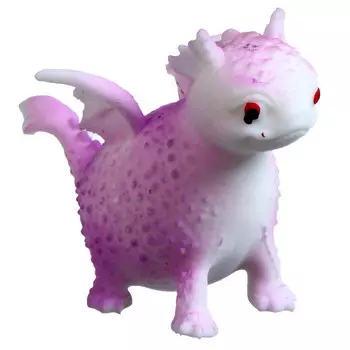 Мялка «Дракоша» с пастой, цвета МИКС