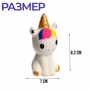 Мялка «Единорог», цвета МИКС