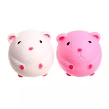 Мялка «Хомячок» с пастой, цвета МИКС