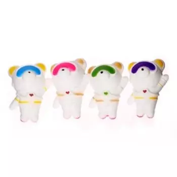 Мялка «Космонавт» с пастой, цвета МИКС