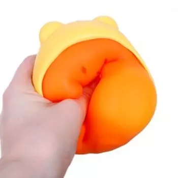 Мялка «Котик», с пастой, цвета МИКС