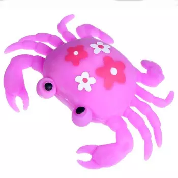 Мялка «Крабик» с пастой, цвета МИКС