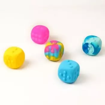 Антистресс игрушка - мялка «Кубик», МИКС