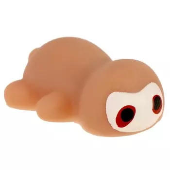 Сквиш антистресс игрушка «Ленивец», мялка, МИКС