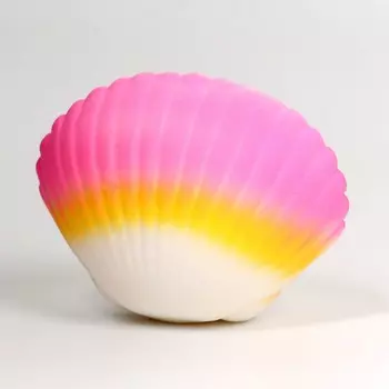 Мялка "Ракушка" с пастой, цвета МИКС