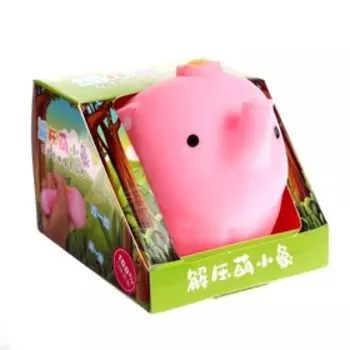 Мялка «Слоник» с пастой, цвета МИКС