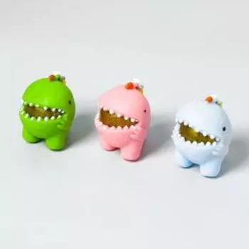 Брелок - антистресс детский «Зубастик», игрушка - мялка, МИКС