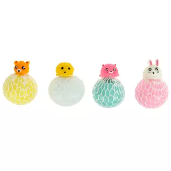 Мялка «Звери» с гидрогелем, виды МИКС