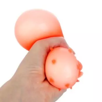 Мялка «Зверёк» с пастой, цвета МИКС