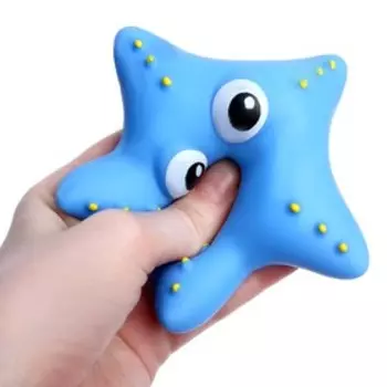 Антистресс игрушка «Звезда», мялка с пастой, МИКС