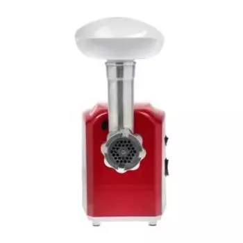 Мясорубка электрическая KELLI KL-5003, 1300 Вт, 2 скорости, 2 насадки, красная