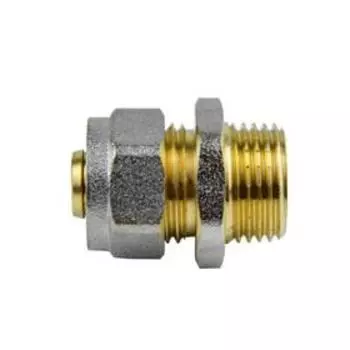 Муфта Aquasfera 7001-06, обжимная, d=26 мм х 1", наружная резьба, латунь