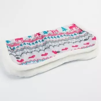 Муфта для рук, цвет вязанный розовый