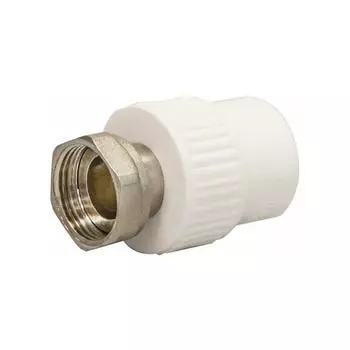 Муфта комбинированная "CTM" ПЛАСТ CPAS2512, с накидной гайкой, d=25 мм х 1/2", внутр. резьба