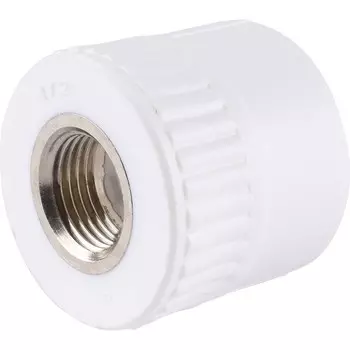 Муфта комбинированная Kalde, полипропиленовая, d=32 мм x 1/2", внутренняя резьба