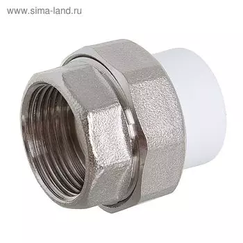 Муфта комбинированная RTP, разъемная (американка), d=20 мм x 3/4", внутренняя резьба