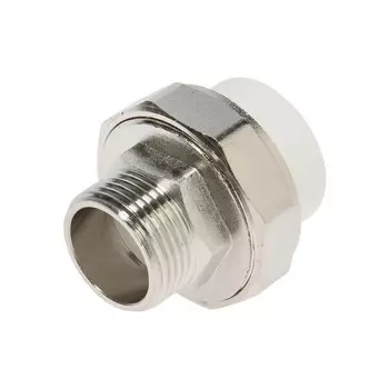 Муфта MeerPlast, 25 мм 3/4", наружная резьба, разъемная (американка)