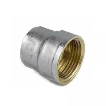 Муфта переходная Aquasfera 9019-08, 1 1/2"x1 1/4", внутренняя резьба, никелированная латунь