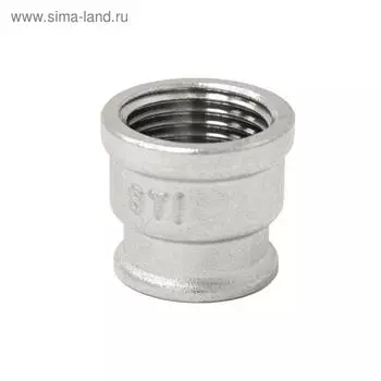 Муфта переходная STI, 1 1/2" x 1", никелированная латунь