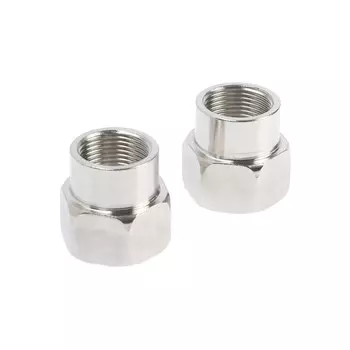 Муфта переходная ZEIN, 3/4« х 1», внутренняя резьба, нержавеющая сталь, фасовка 2 шт.