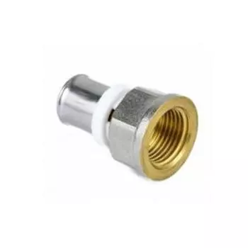 Муфта-пресс Aquasfera 8002-02, d=16 мм х 3/4", внутренняя резьба, латунь