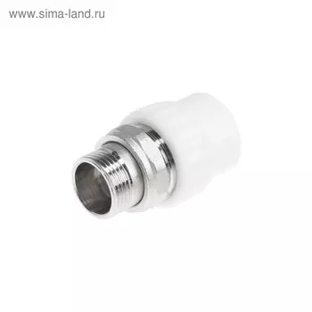 Муфта радиаторная VALFEX, d=25 мм х 3/4", наружная резьба, американка