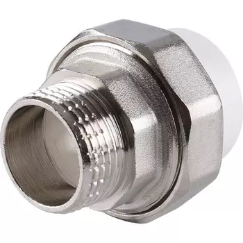 Муфта разъемная Kalde, полипропиленовая, d=32 мм x 1", наружная резьба