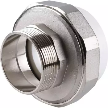 Муфта разъемная Kalde, полипропиленовая, d=63 мм x 2", наружная резьба