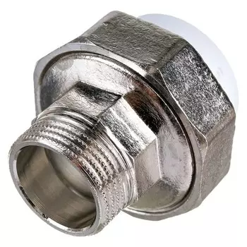 Муфта разъемная "ПОЛИТЭК", полипропиленовая, 25 мм x 3/4", наружная резьба