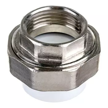 Муфта разъемная "ПОЛИТЭК", полипропиленовая, 32 мм x 1", внутренняя резьба