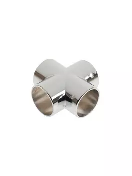 Муфта с 4-мя направлениями ТУНДРА, Х-образная, d=25 мм