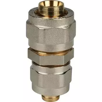 Муфта соединительная STOUT SFS-0004-002016, d=20 x 16 мм, для металлопласт. труб, винтовая