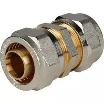 Муфта соединительная STOUT SFS-0005-000026, d=26 x 26 мм, для металлопласт. труб, винтовая